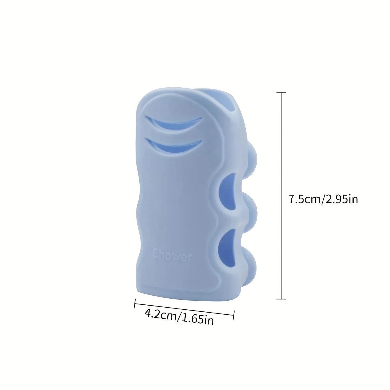 Powerful shower head stand- Durable, removable wall suction cup stand for handheld shower head, lightweight bathroom accessories Qme