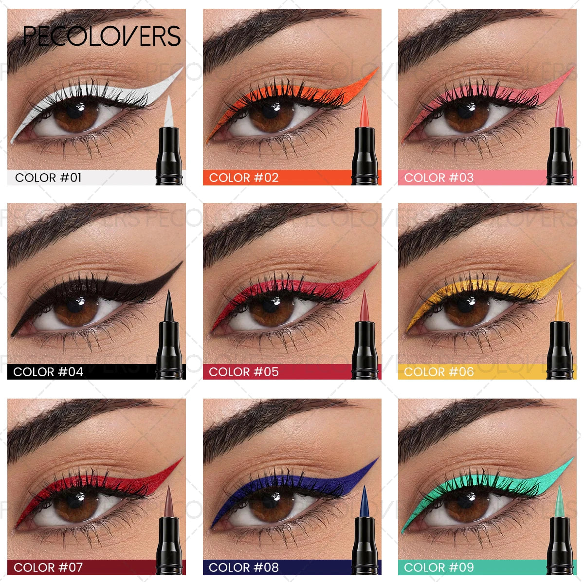 Liquid Eyeliner Pen Rendering Not Easy Smudge Waterproof Suitable Qme