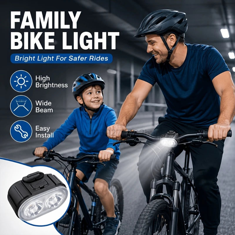Cycling Bicycle Front Rear Light /Set Bike Defense Flashlight Stick MTB Waterproof Taillight LED Lantern Bicycle Accessories Qme