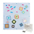 Crochet Blocking Mats Square Crocheting Tool Boards Knitters Qme White China Mainland