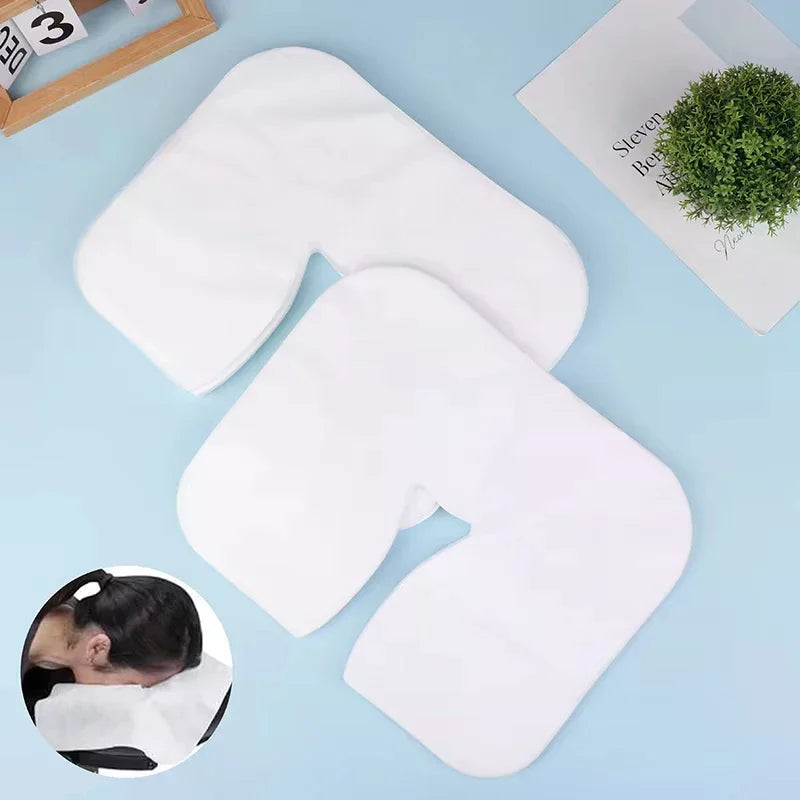 Microfiber Head Pad Towels U-shaped Facial Pillow Covers Thickened Qme