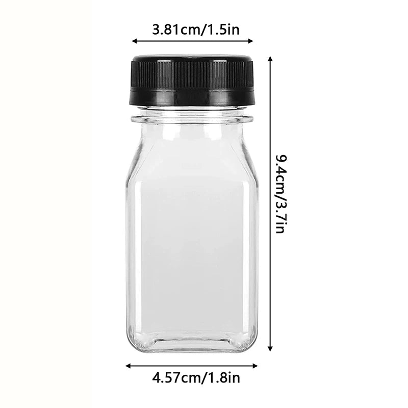 Kitchen Storage Organization Reusable Juice Milk Coffee Empty Bottles Qme