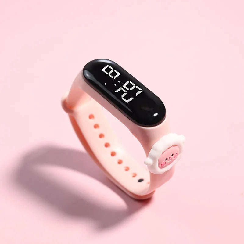 Kids Watch Watch Reloj Smart Watch LED Children Watches Bracelet Cartoon Digital Ladies Watch for Girls Waterproof Clock Gift Qme G