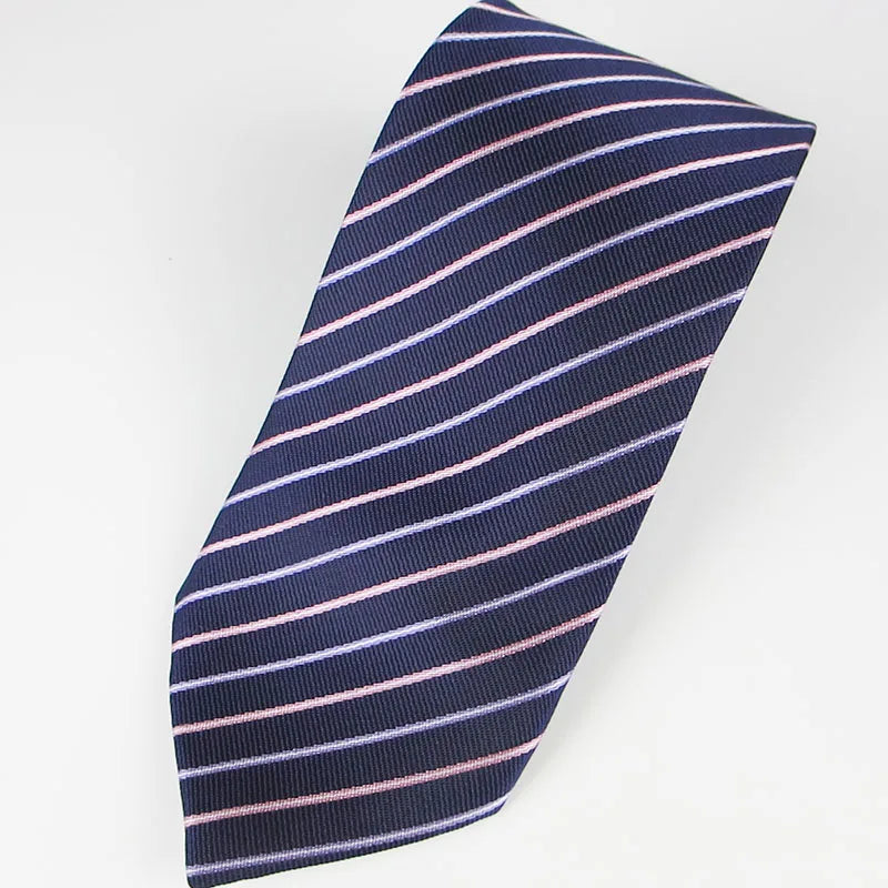 Purple Tie Norvety Floral Stripe Elegant Necktie Tuxedo Fashion Qme RT13