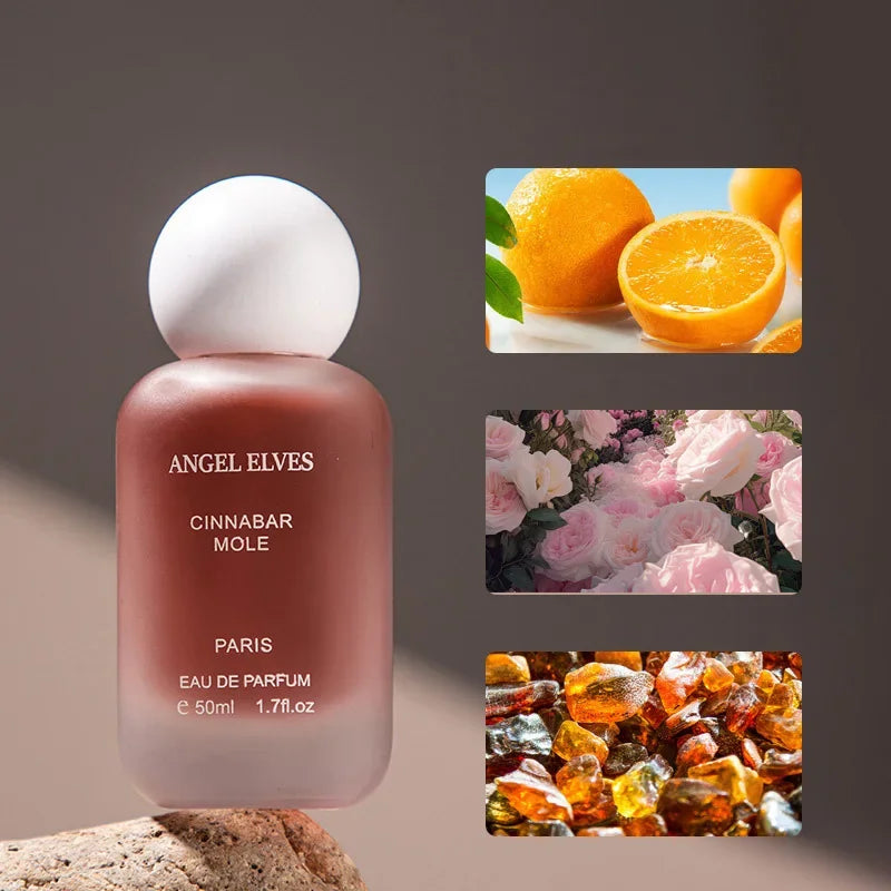 Angel Elves Perfume Fresh Natural Lasting Freshness Spray Charming Qme Cinnabar Mole 50ML