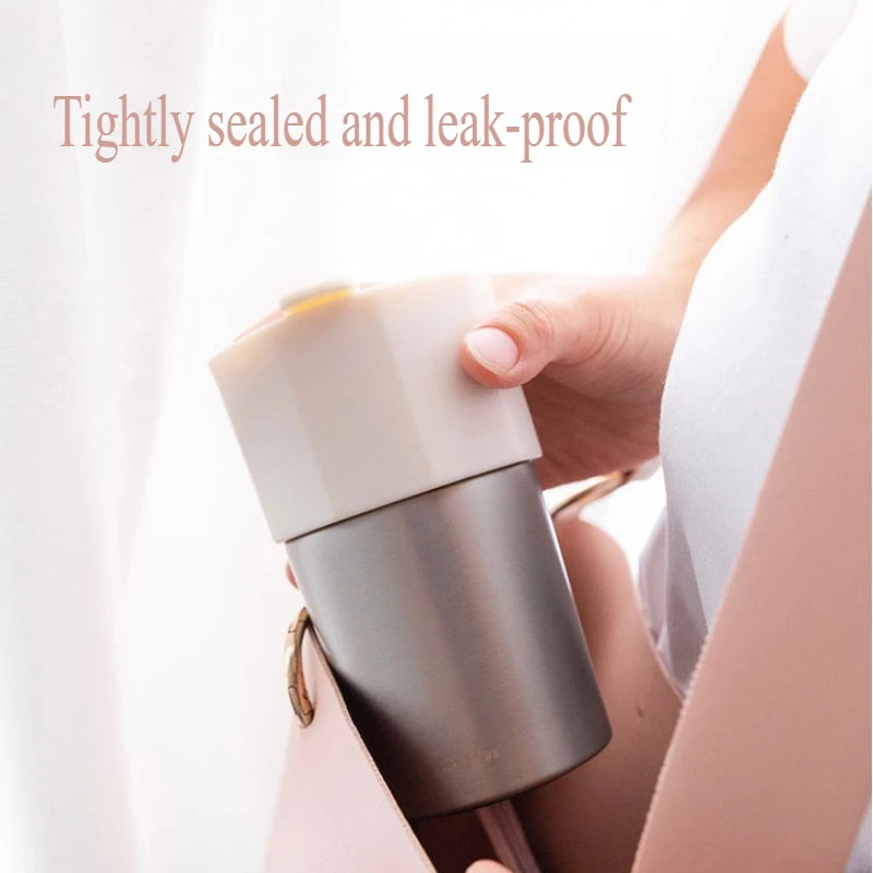 Stainless Steel Double-wall Insulated Office Coffee Mug Qme
