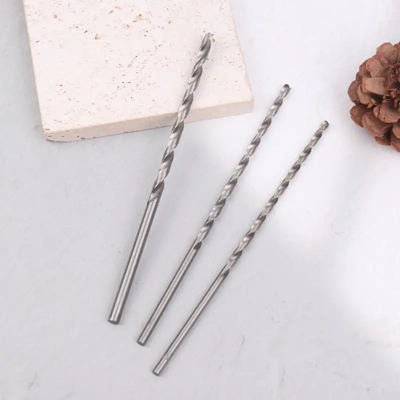 5Pcs 2mm 3mm 3.5mm 4mm 5mm Twist Drill Bit Kit For Wood Plastic Alloy Metal Woodworking Deep Hole Drilling Qme