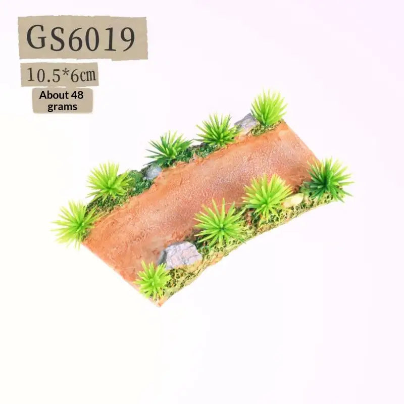 Resin Art Decoration Micro Landscapes Flower Pot Miniature Qme A5