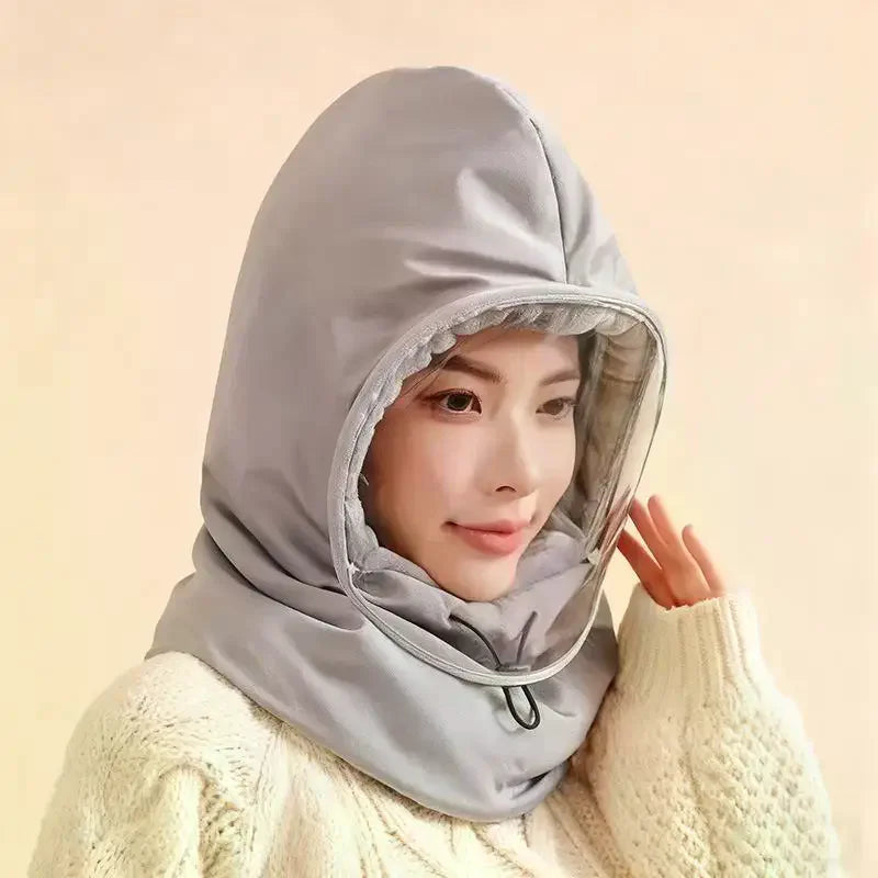 Women Kitchen Hat Cooking Cap Oil Splash Shield Face Cover Reusable Protective Headwear Cooking Spray Dust Mask Farm Bee Keeper Qme