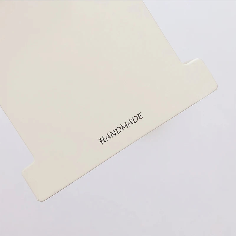 DIY Jewelry Cardboard Package Hair Clips White Craft Hang Tag Carpink Qme