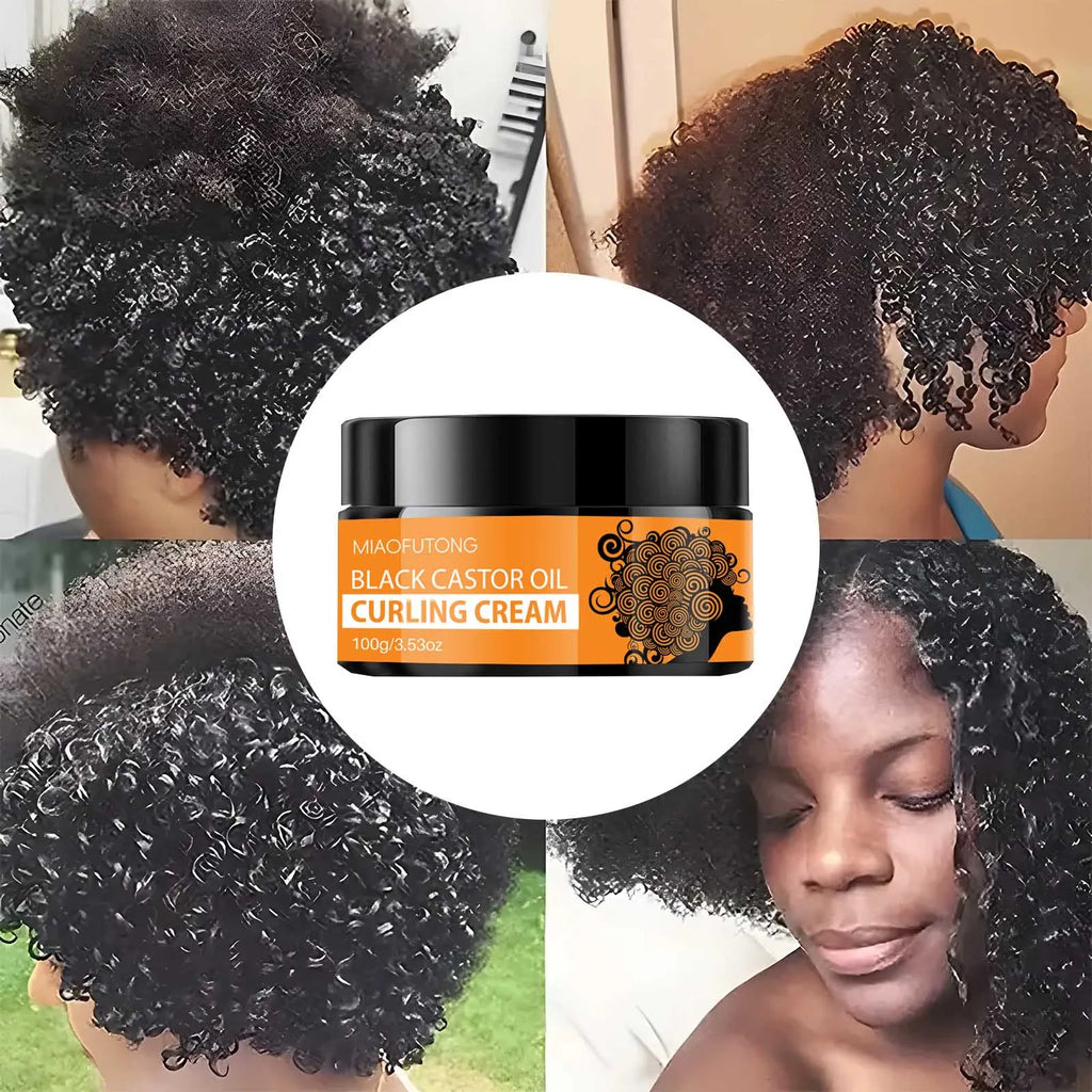 Black Castor Oil Healthy Moisturizes And Defines Curls Suitable For Dry Curly Hair For Both Men And Women,Repair Hair Tangles Qme