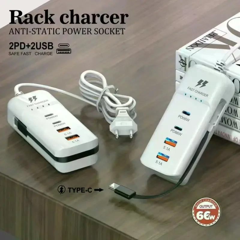 USB Charger PD C Fast Charge Quick Wall Chargers Multiport Hub Qme