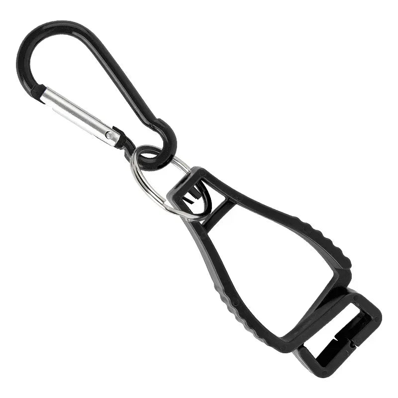 Plastic Glove Clip Hanger, Safety Glove Holder, Work Clamp for Working Gloves, Safety Work Gloves Guard, 1pc Qme BK
