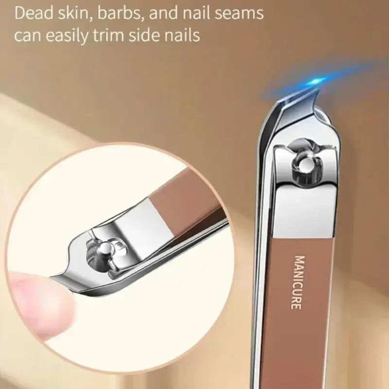 Stainless Steel Nail Grooming Manicure Tool Salon Care At Home Qme