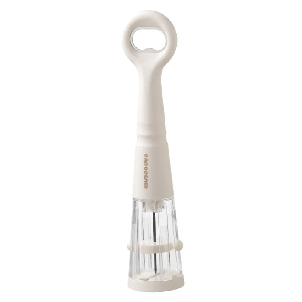 2-in-1 Air Pressure Wine Beer Opener Portable Corkscrew Kitchen Qme