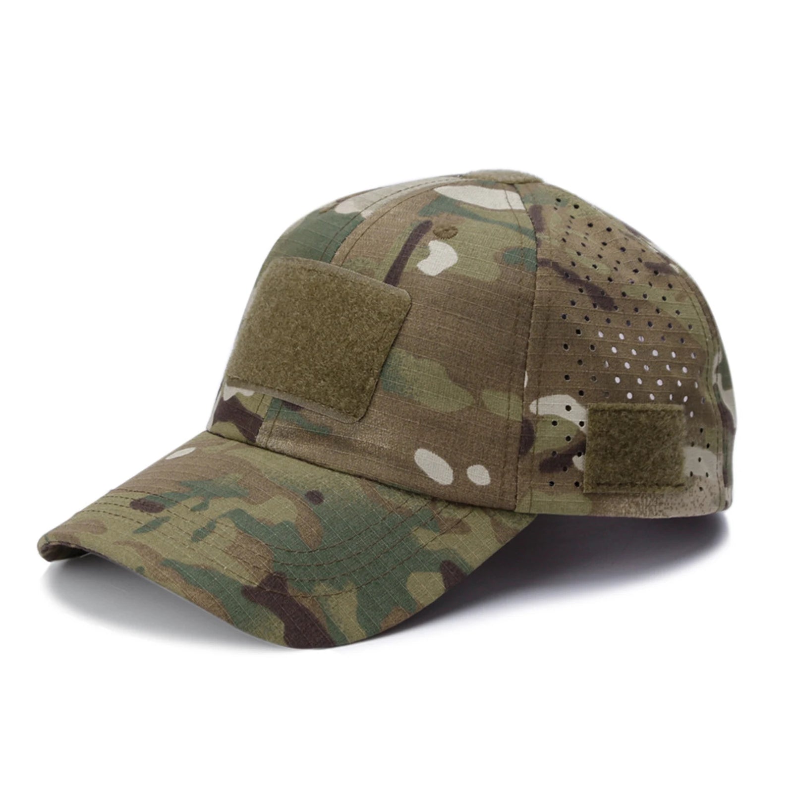 Unisex Sports Leisure Breathable Camouflage Baseball Cap Fashion Military Fan Sun Hat Outdoor Running Hiking Adjustable Hat Qme B One Size