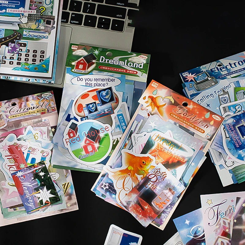 Rich Elements Memory Scrapbook Kit, Nostalgic Healing Craft Supplies, Must-Have for DIY Lovers & Ideal Gift Qme