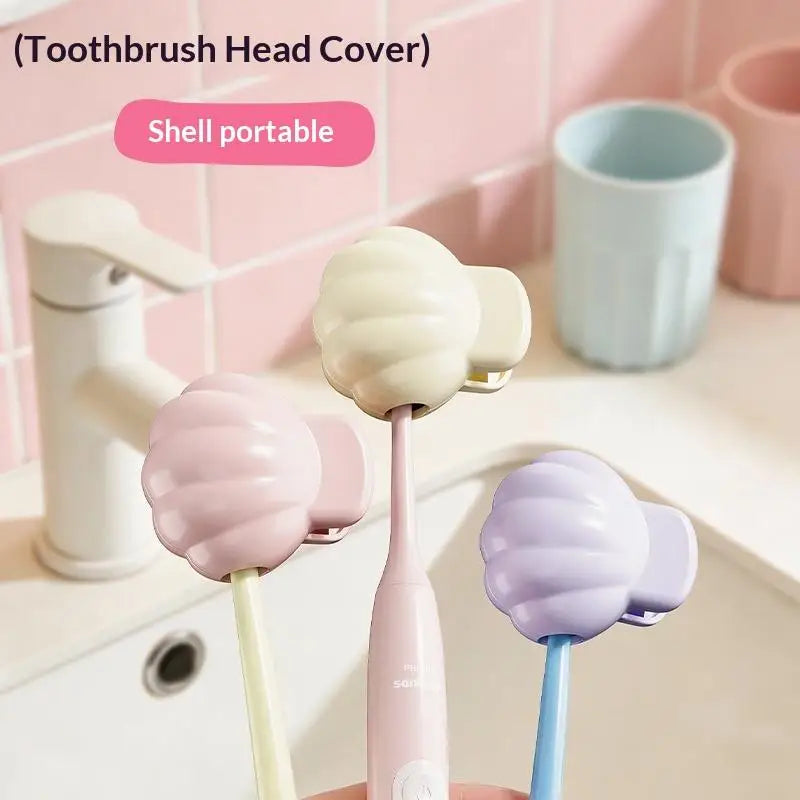 Toothbrush Head Protector Portable Clip Cap Shielding Against Dust Qme