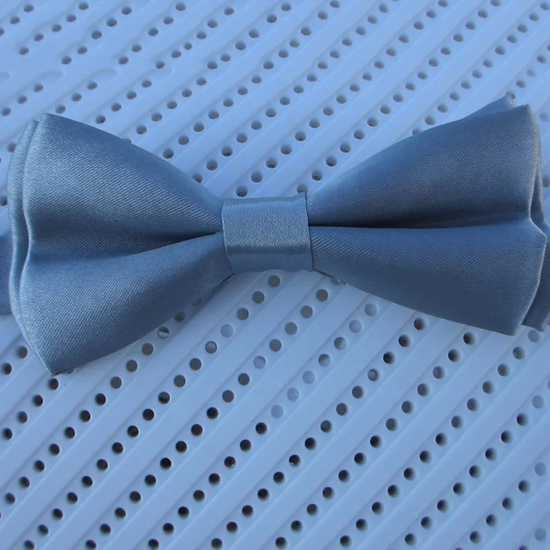 Bow Tie Men Bowtie Solid Fashion Butterfly Cravat Groom Banquet Party Qme rt-3