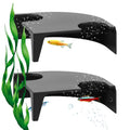 Aquarium Cave Landscaping Double-Opening Non-Slip Habitat 2-Piece Fish Tank Resting Spot Caves For Tank Betta Catfish Clown Crab Qme China Mainland