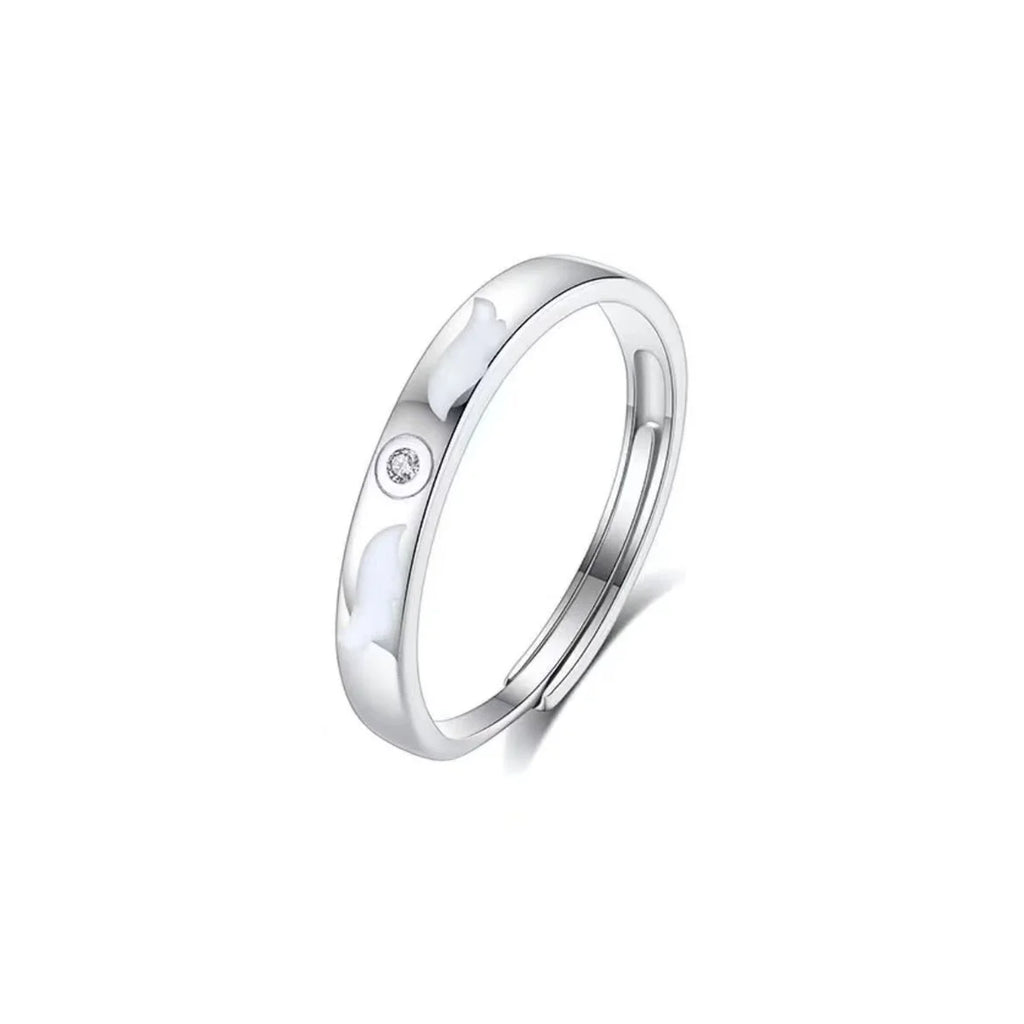 Fashion Y2K Star Zircon Crystal Rings for Women Girls Delicate Double Layer Open Ring Aesthetic Jewelry Accessories Party Gifts Qme