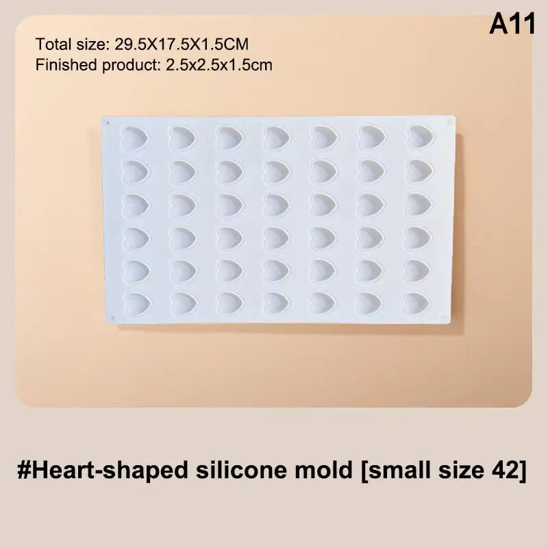 Circle Ball Shape Cake Candy Mold Heart Mousse Mould Chocolate Qme A11