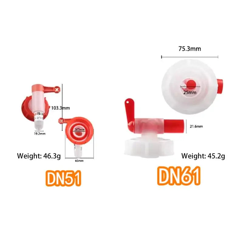 Horticultural Plant Nutrient Solution Faucet Outlet Tap DN51/61 Dosing Tap For 15-60 Litre Canister Tap Gardening Watering. Qme