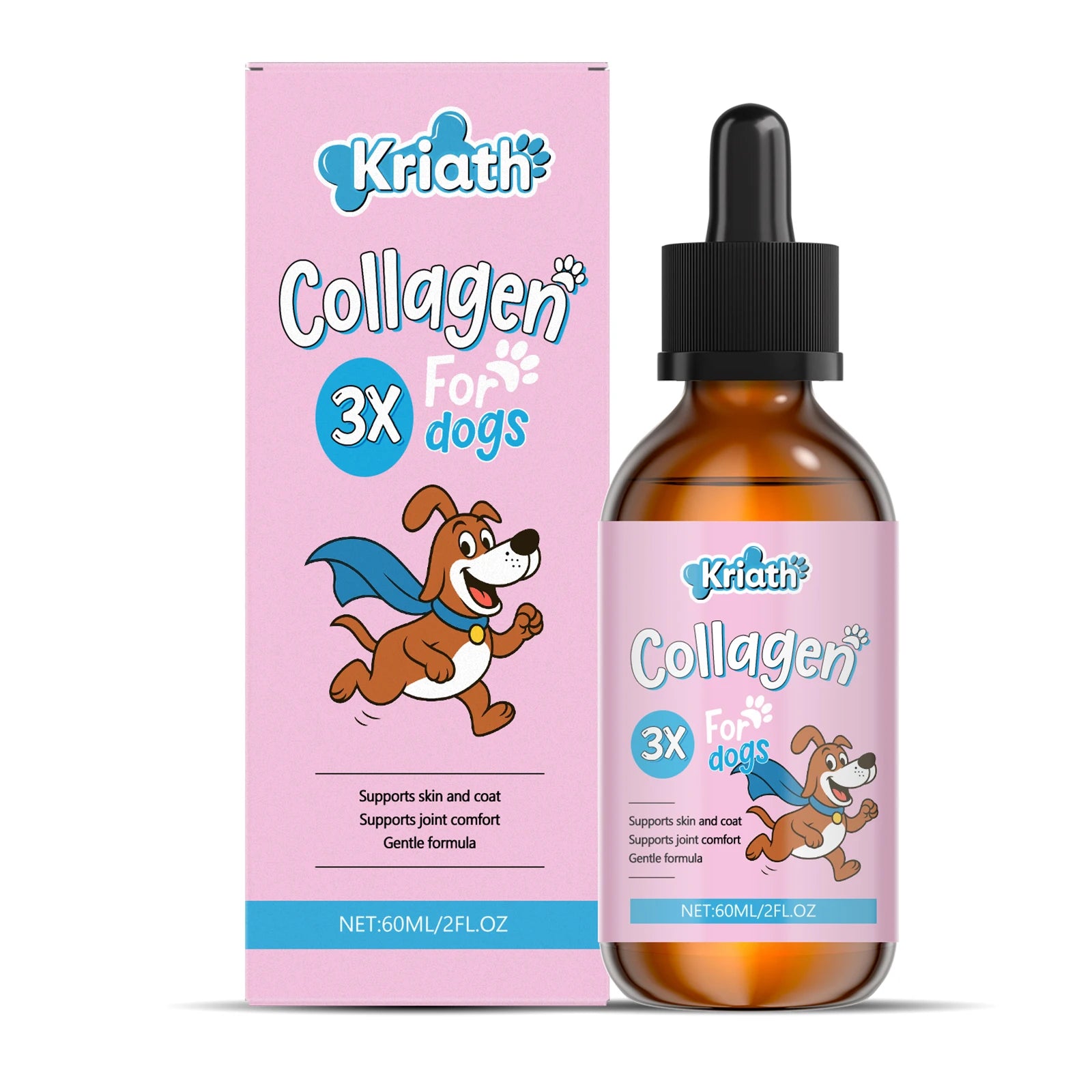 Pet Collagen Drops Effectively Maintain Cartilage Health Support Joint Mobility Promote Joint Lubrication Pet Dietary Supplement Qme