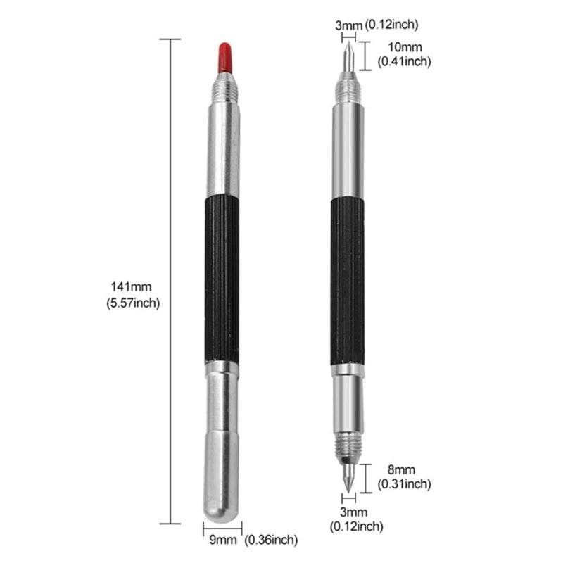Alloy Scribe Pen Carbide Scriber Metal Wood Glass Tile Cutting Marker Qme