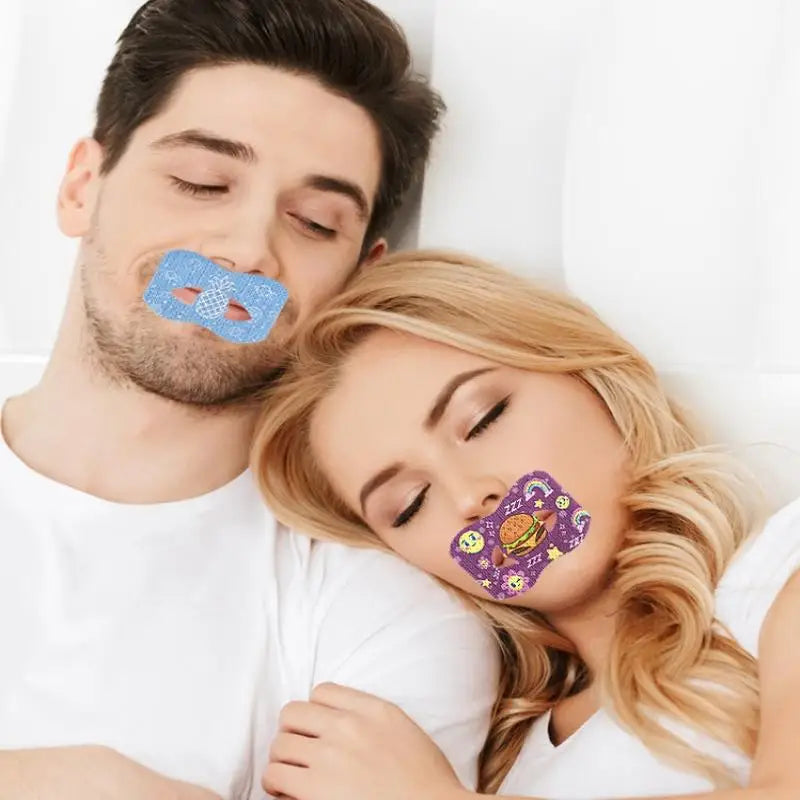 Anti Snoring Stop Mouth Closure Tape Sleep Aid Breathing Correction Qme