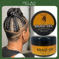MELAO BRAID GEL, Extreme Hold Styling Gel, for Cornrows, Locs, Twists, Dreadlocks & Braided Hairstyles, Long Lasting Strong Hold Qme Option 1