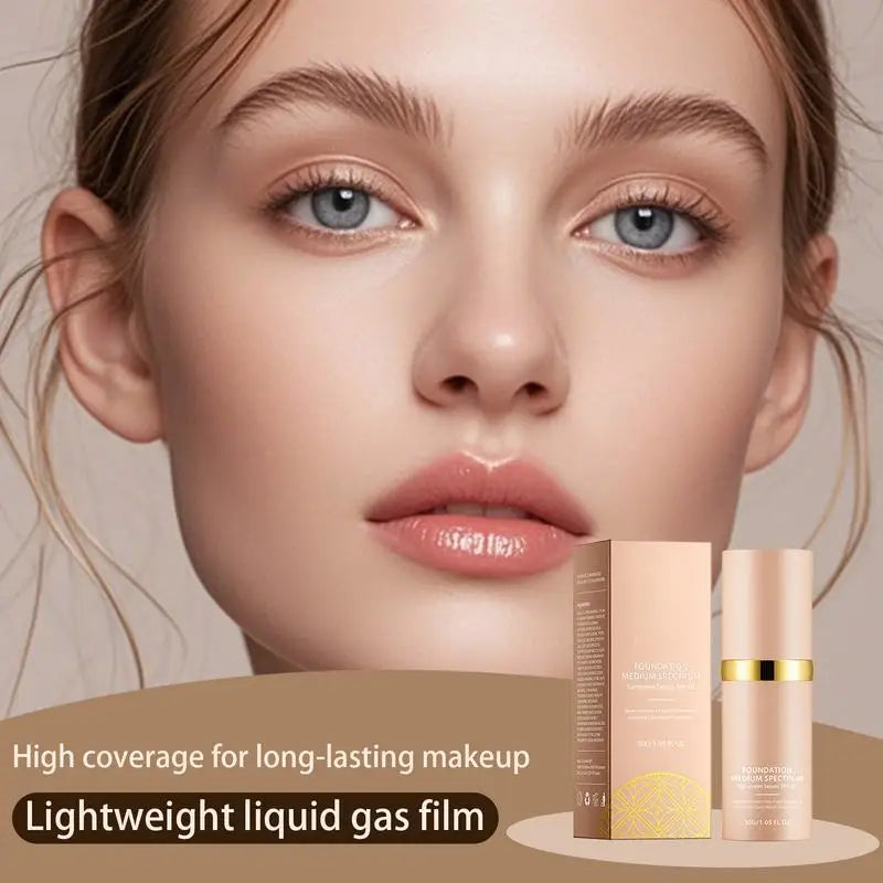 Changing Foundation Lightweight Skin Concealer Liquid Soft Matte Long Qme