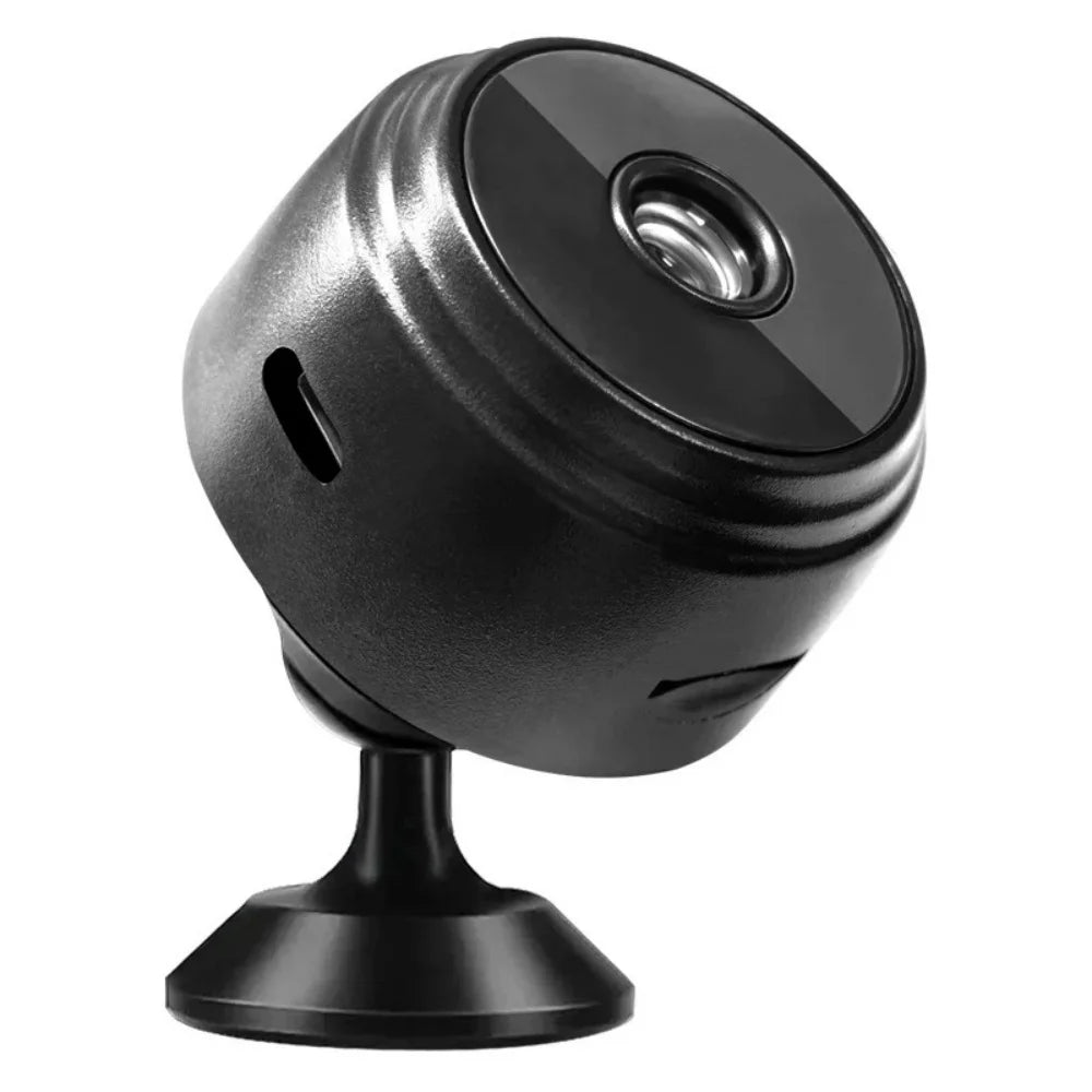 A9 WiFi Security Camera Wireless Surveillance Camcorder Infrared Night Vision Motion Detection Remote Video Monitor Smart Home Qme black