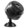 A9 HD WiFi Camera Smart Home Surveillance Camcorder Remote Video Monitoring Infrared Night Vision Motion Detection Web Camera Qme black