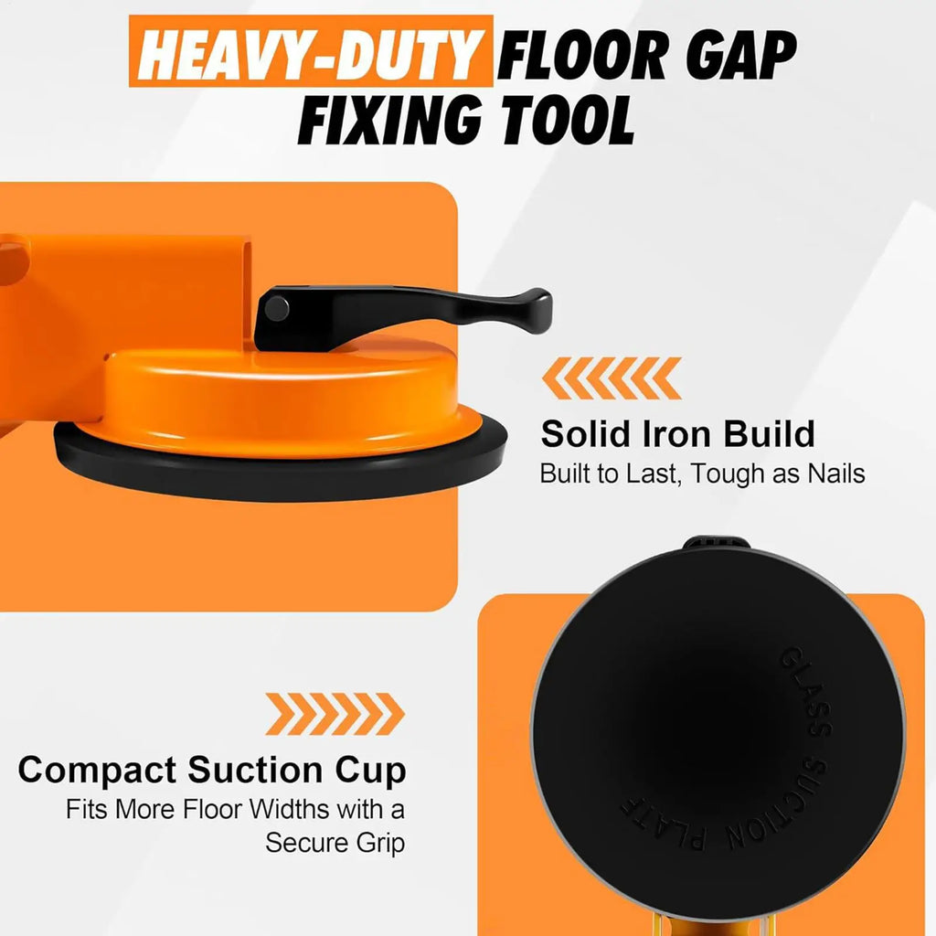 2026 Floor Crevice Fixer Tool Heavy Duty Flooring Alignment Tools with Sticky Pads Floor Plank Fixer for Home Office Apartment Qme