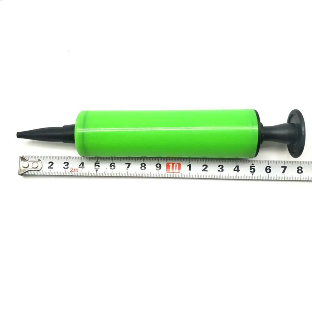 Hand Held Balloon Pump Manual Air Inflator Small Handheld Travel Pool Qme Random Color 1pcs