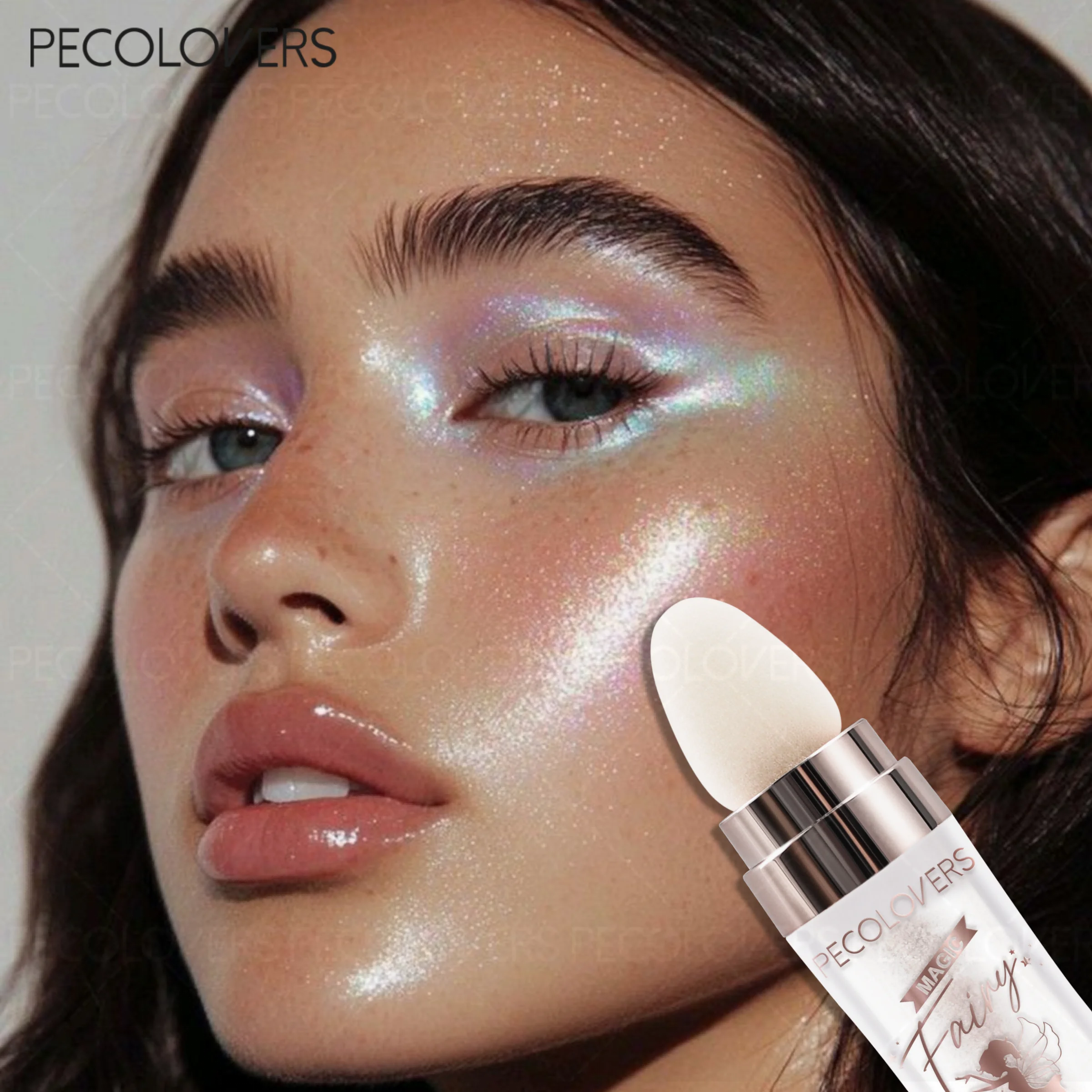 1PC Multifunctional Glitter Powder, Highlighter for Face, Body and Eyes, Brightening Glitter Powder,Suitable for Holiday Makeup Qme