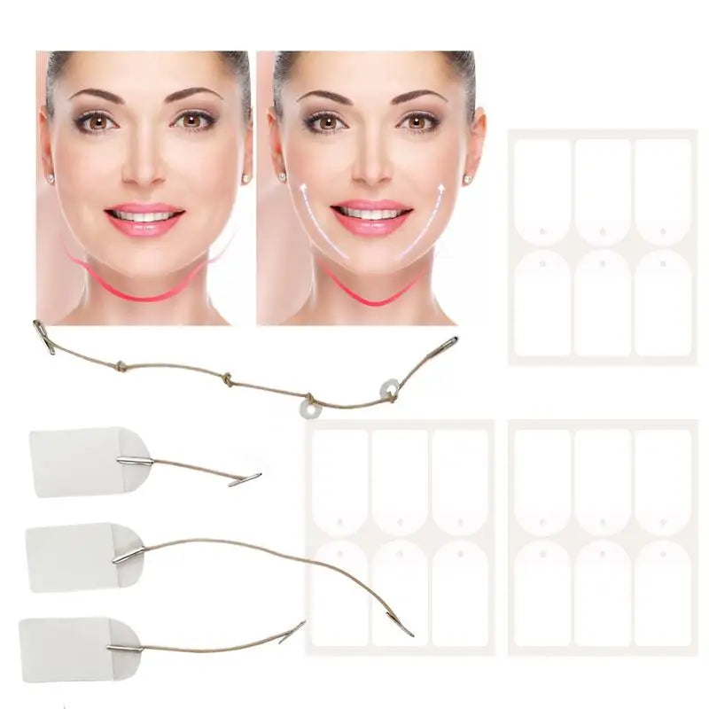 Waterproof V Face Makeup Adhesive Tape Invisible Breathable Lift Face Sticker V-Shape Chin Adhesive Lifting Face Stickers Qme