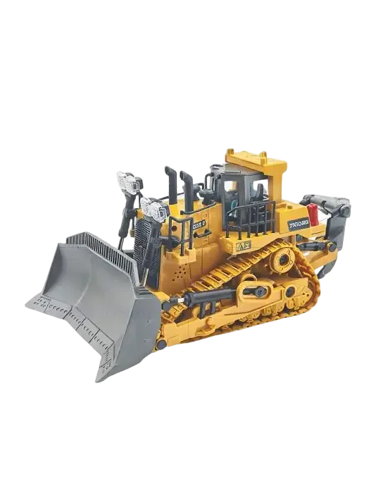 RC Car Children Toy Remote Control Car Toy Boy Excavator Dump Truck Bulldozer Electric Grab Pushdozer Kid Alloy Model Toys Gifts Qme 1045-Alloy-Model