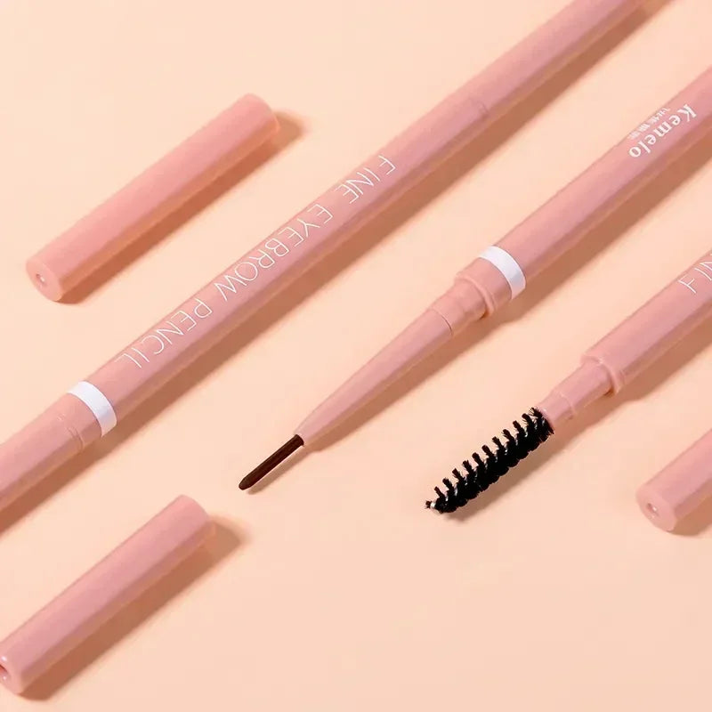 1.5mm Ultra Fine Double-ended Eyebrow Pencil Waterproof Sweat-proof Long Lasting Professional Eye Makeup Cosmetics Qme