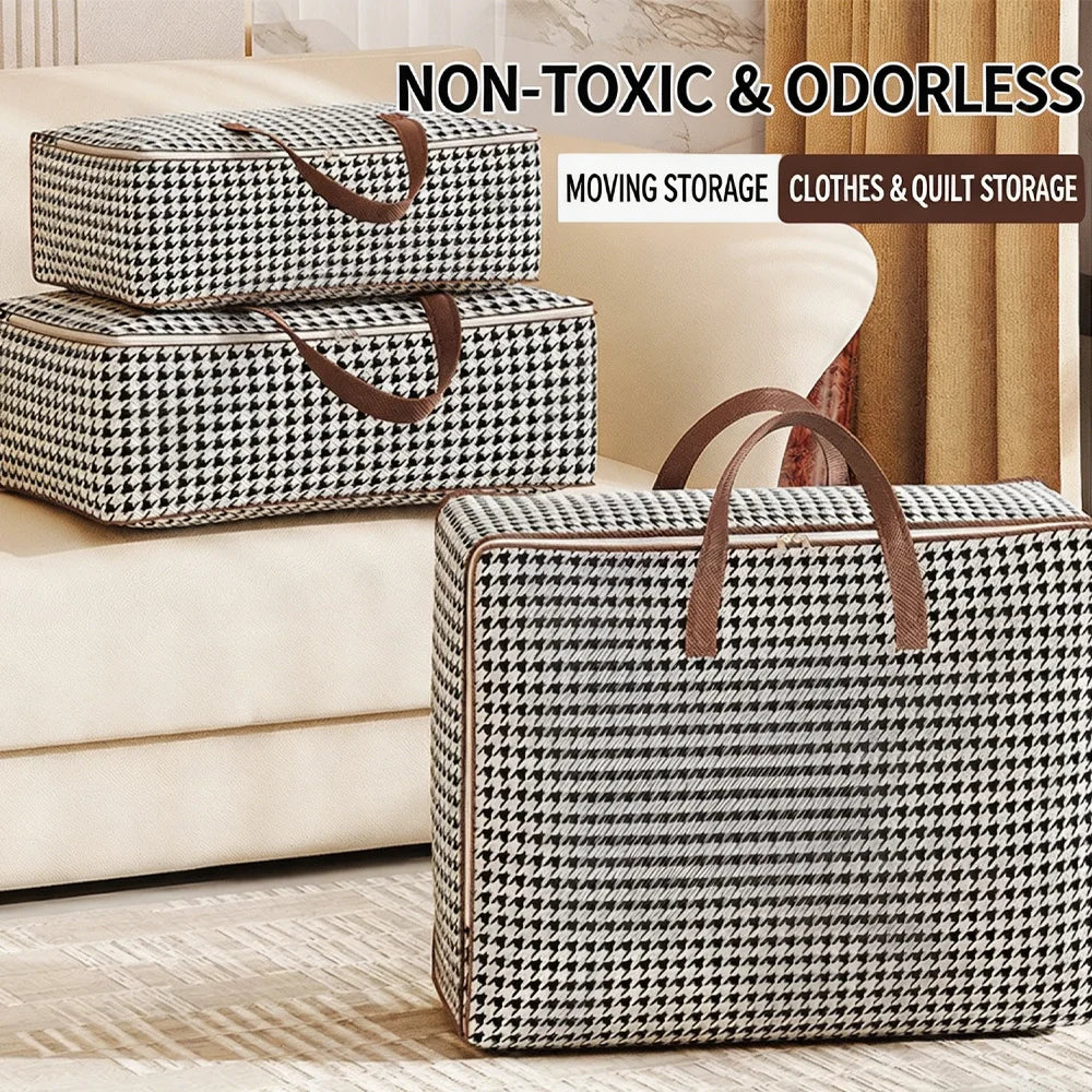 Extra Large Moving Packing Bag for Students Waterproof & Durable Home Storage Sack, Ideal for Clothes, Quilts & Luggage Qme