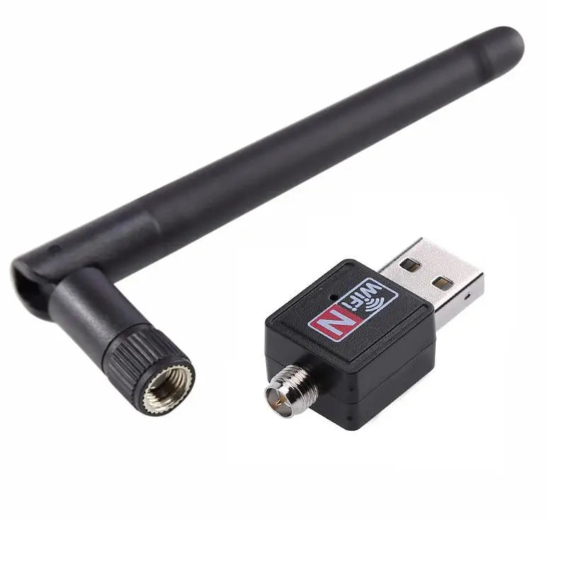 USB Wifi Antenna Adapter 150Mbps 2DB 5DB Wireless Network Card Plug Qme