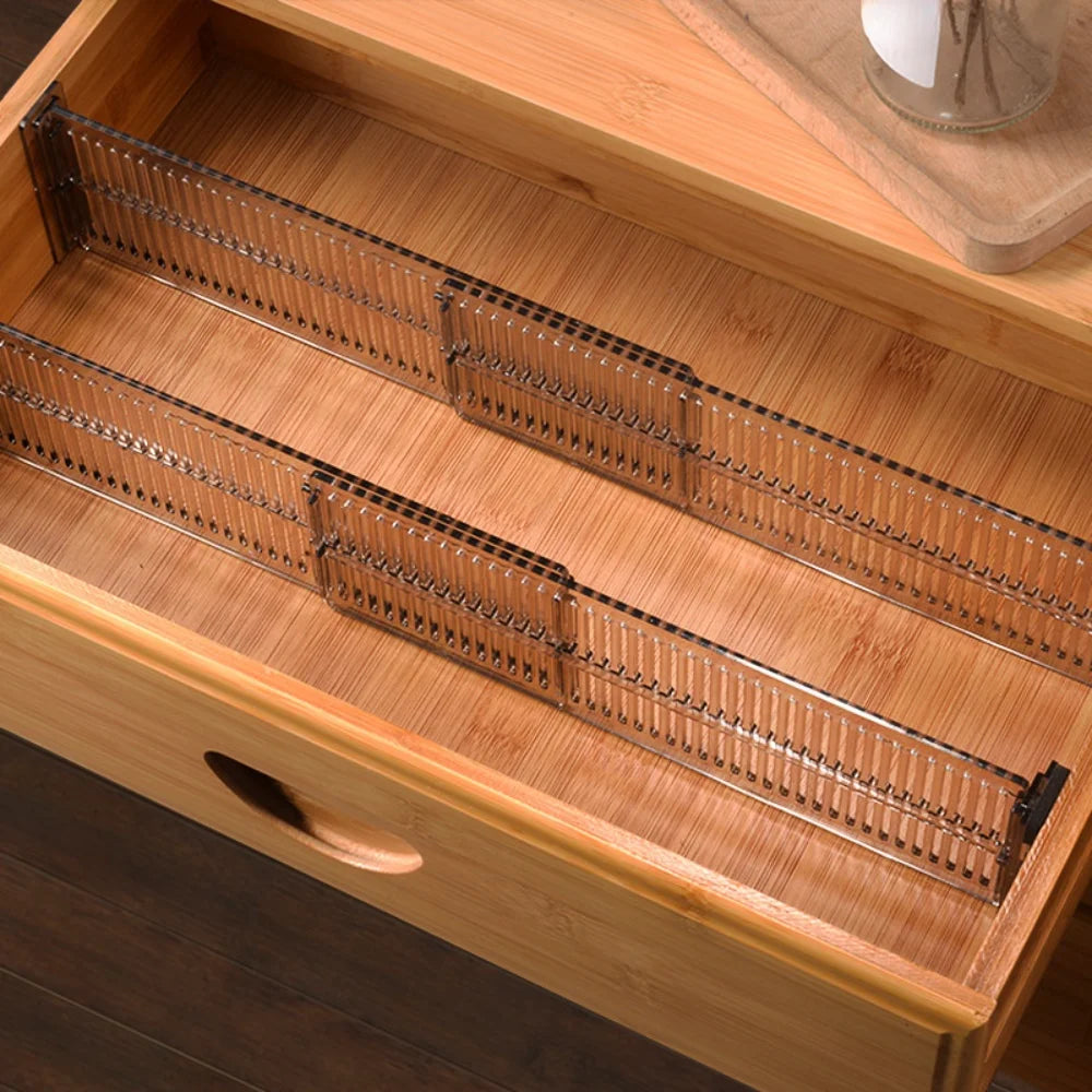 Adjustable Clapboard Drawer Divider Partition DIY Durable Storage Qme Default Title