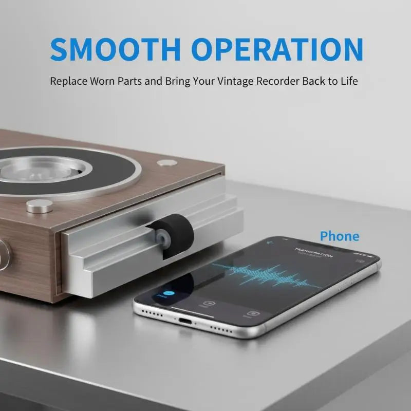 10 5x7 2x6 5x2mm Rubber Pressure Roller Tape Recorder Cassette Player Qme