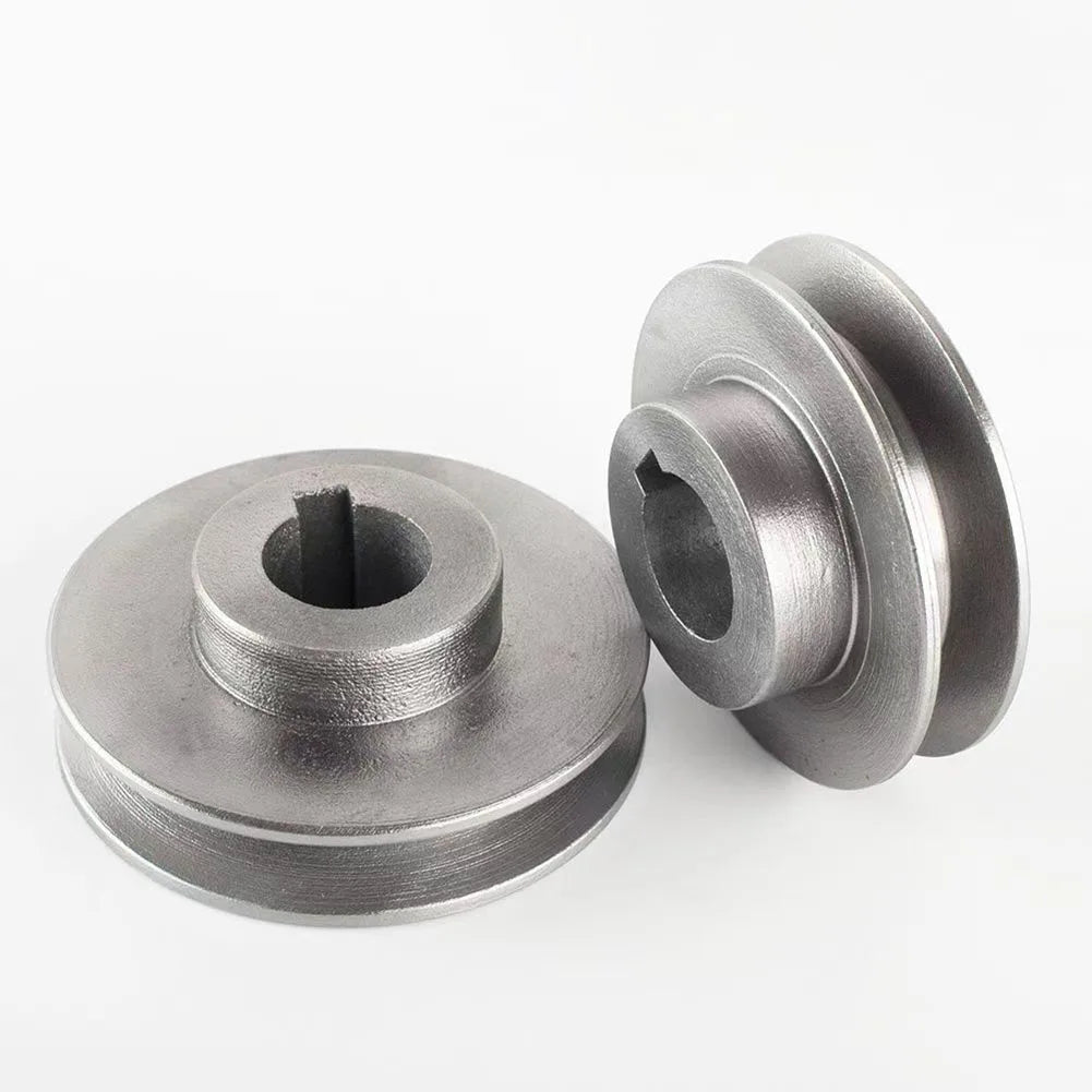 1 Pc V-Belt Pulley A Type Sinlge Slot Pulley Motor Wheel Cast Iron Dia Main Shaft Wheel Air Pump Parts Power Tool Accessory Qme