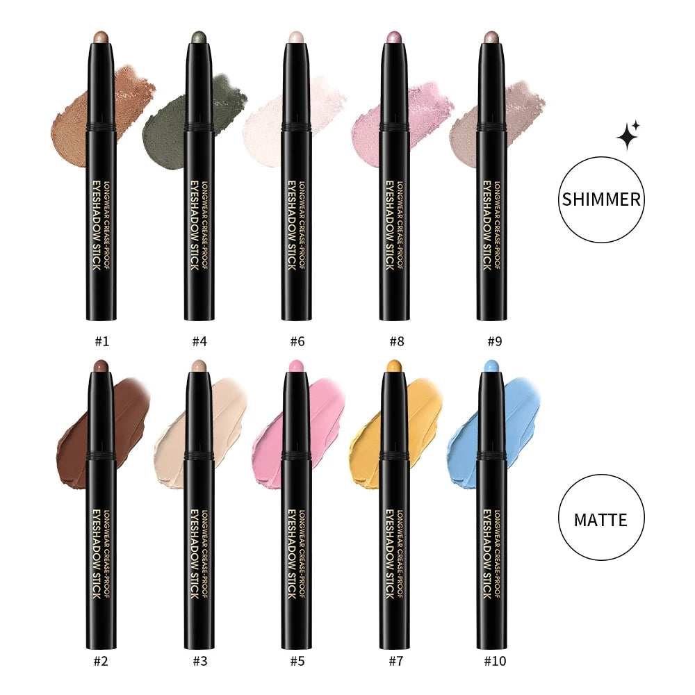 Cream Eyeshadow Stick Gradient Easy Apply Create Perfect Look One Qme