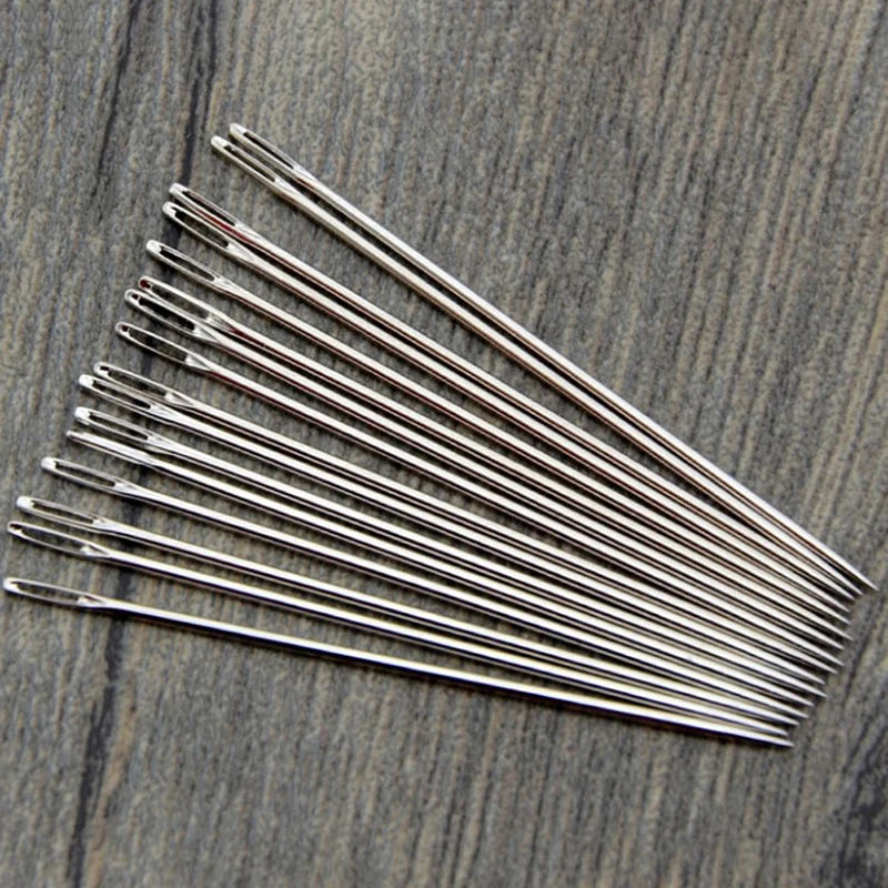 Hardness Stainless Steel Sewing Needle Cross Clothes Needles Qme