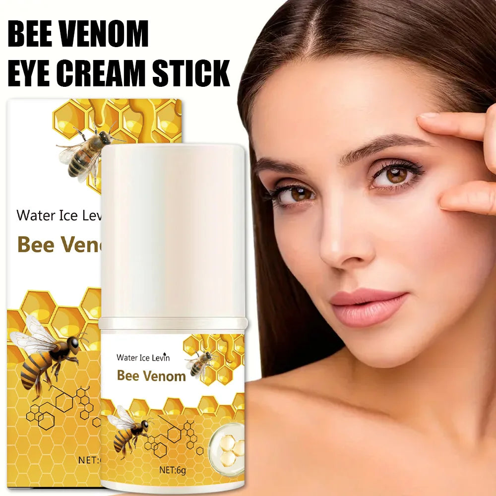 Bee venom Eyes Cream stick Dark Circles Remove Eye Bags Under Eye Hyaluronic Acid Moisturizing Serum Against Puffiness Eye Care Qme