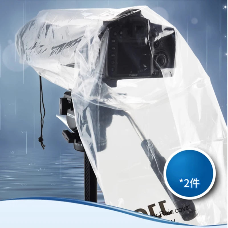 Waterproof Raincoat Camera Rain Cover Case Bag Protector RI-5 RI-6 Qme