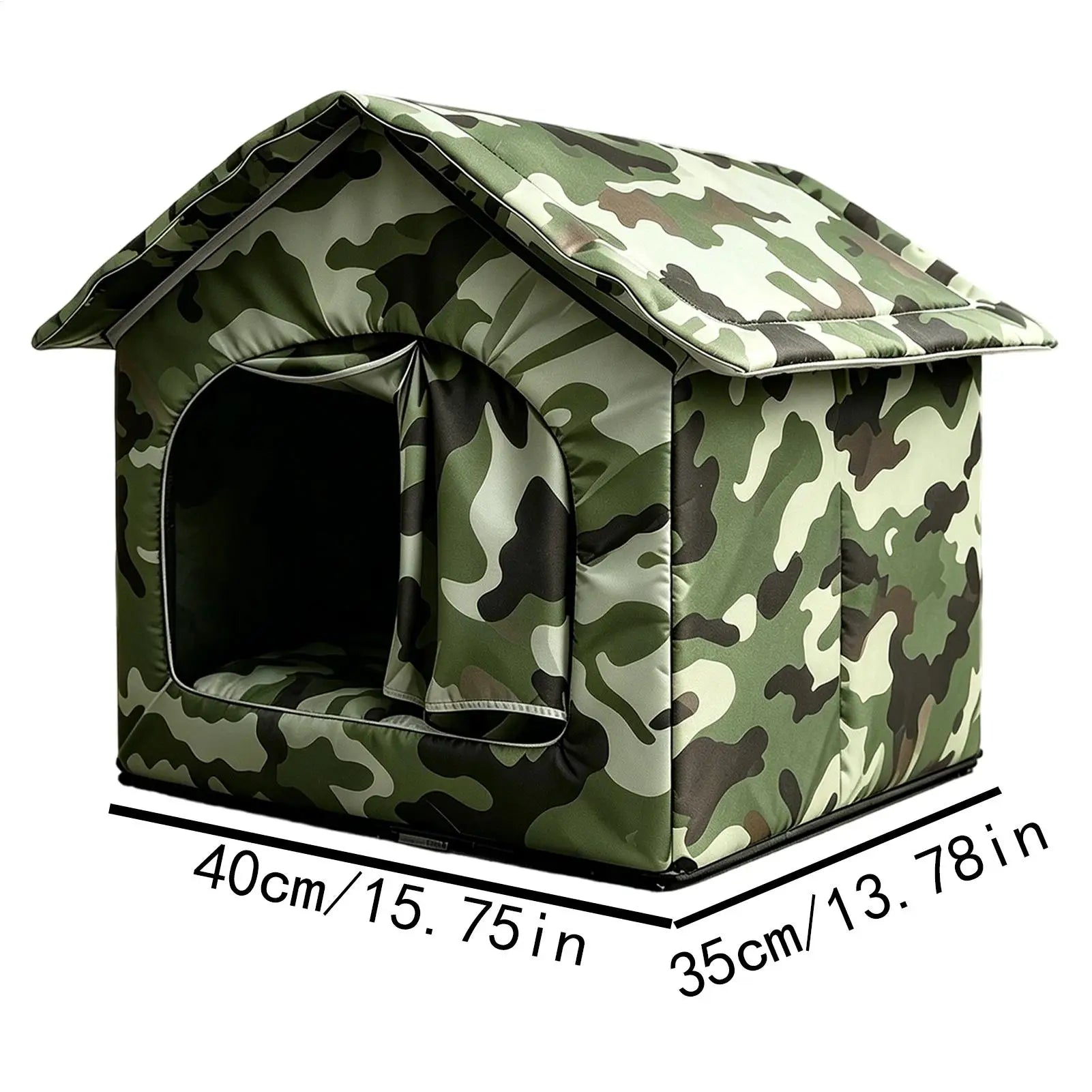 Cooling Cat House Waterproof Kitten House Cool Down Cat Nest for Pet Parents Trainers Animal Lovers Apartment Home Office Qme